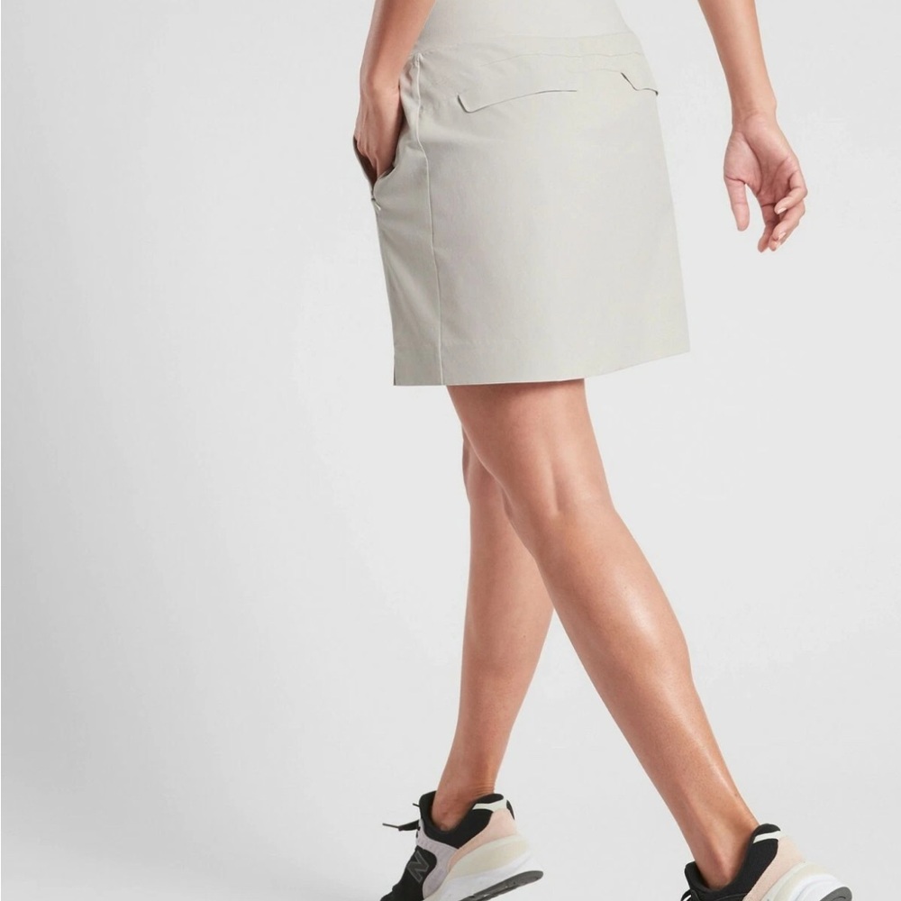 Athleta Soho Skort in Light Tan